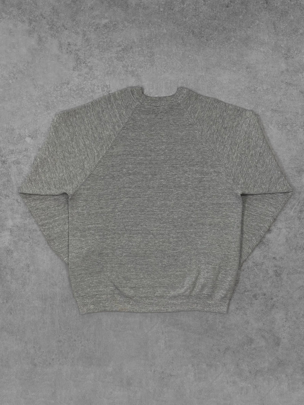 Vintage 1980s Jerzees by Russell Grey Blank Crewneck – Made in USA