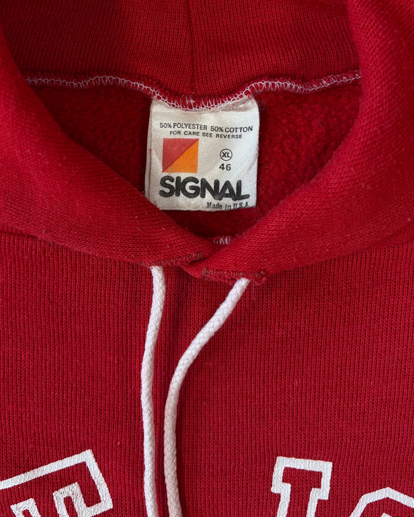 Vintage 1980s St. Joseph College Hoodie - SIGNAL - Made in USA