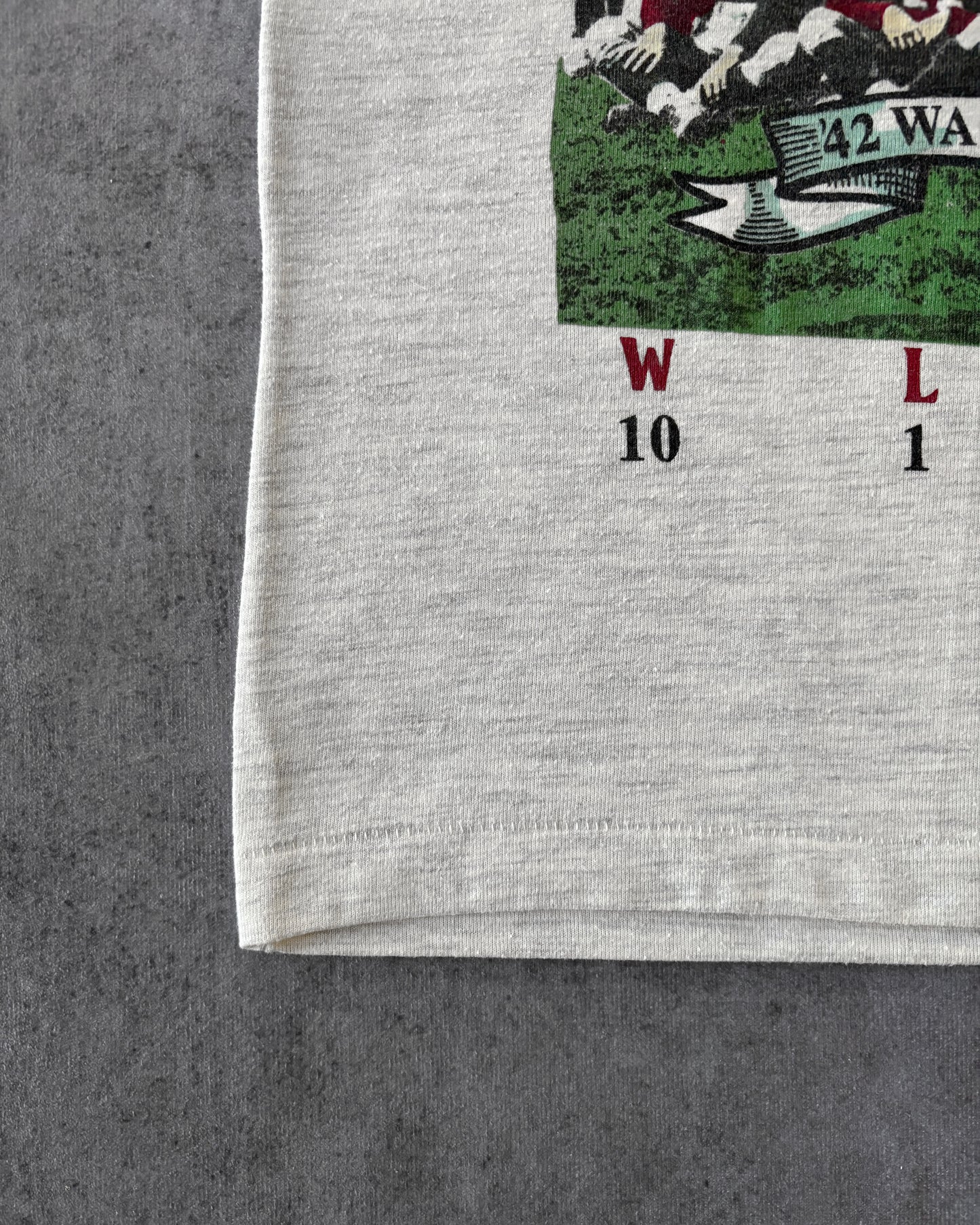 Vintage 1990 Washington Redskins 1942 Champions 3/4 Sleeve T-Shirt – Long Gone Series – Made in USA