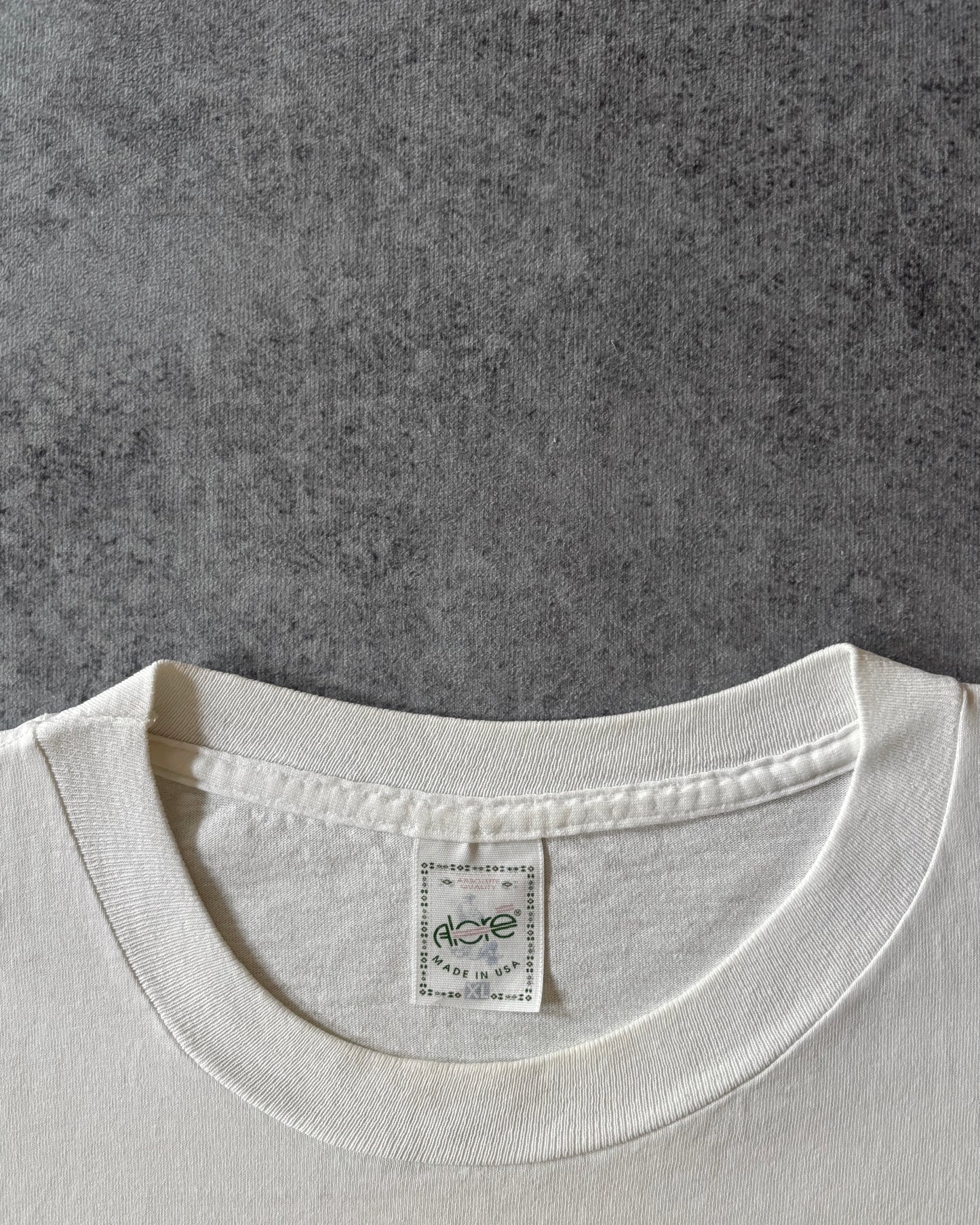 Vintage 1996 “Underpaid Overworked Fed Up Tired” T-Shirt – Aloe Tag – Made in USA