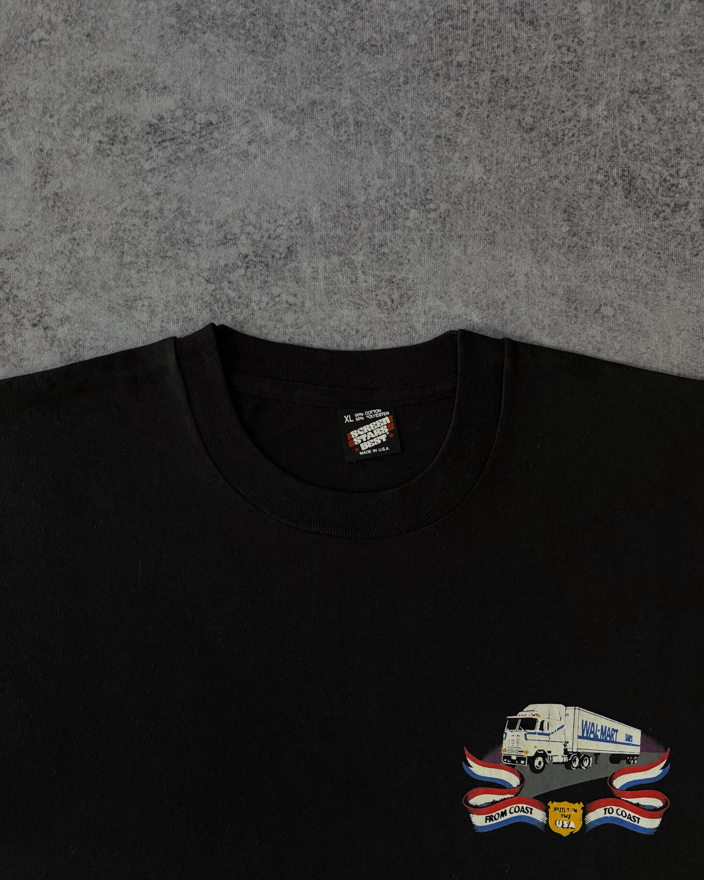 Vintage 1980s Walmart “From Coast to Coast” Truck T-Shirt – Screen Stars Best – Made in USA