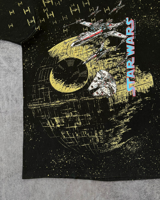 Vintage 1991 Star Wars Death Star T-Shirt – Full Print – Lucasfilm Ltd – Made in USA