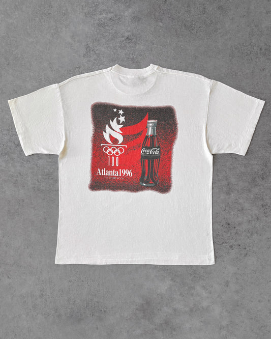 Vintage 1996 Coca-Cola Olympics Tee – Atlanta 1996 Games Shirt – Made in USA