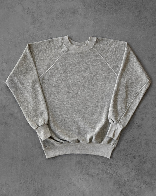 Vintage 1980s Pannill Heather Grey Raglan Sweatshirt – Made in USA
