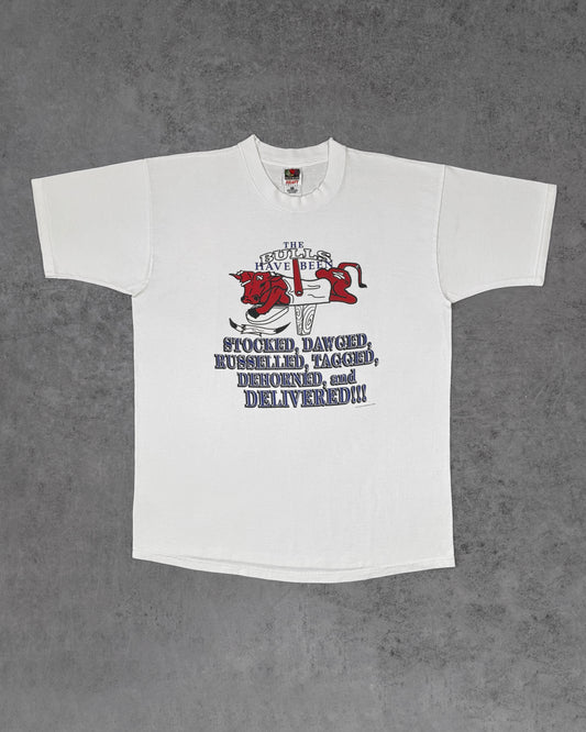 Vintage Late 1990s Chicago Bulls Parody Graphic T-Shirt – Fruit of the Loom