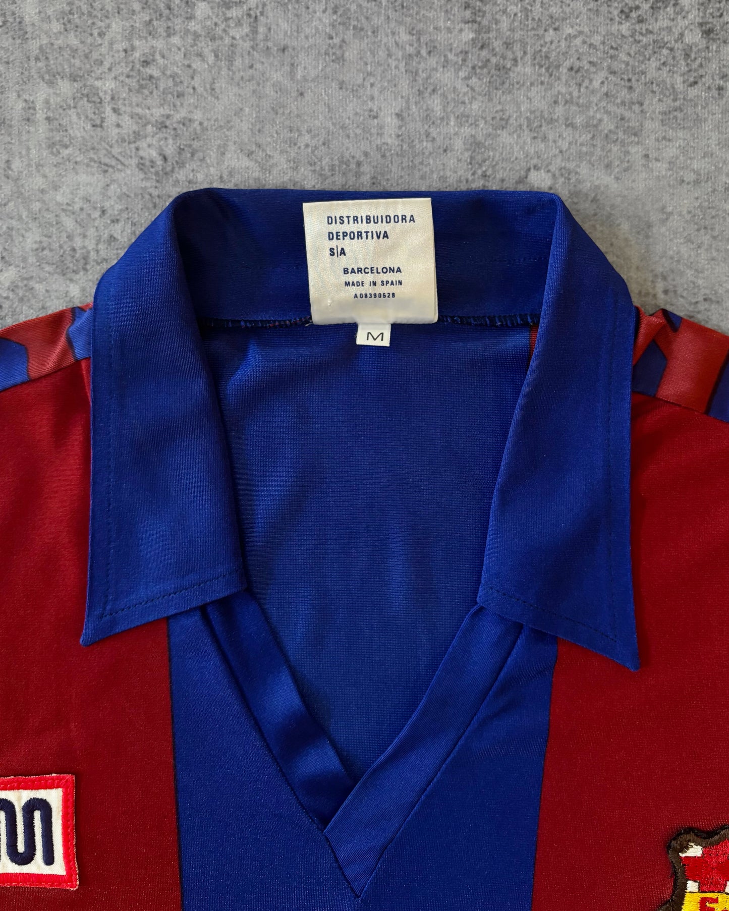 Vintage FC Barcelona Meyba Home Shirt 1980s – Original Barça Jersey – Blaugrana