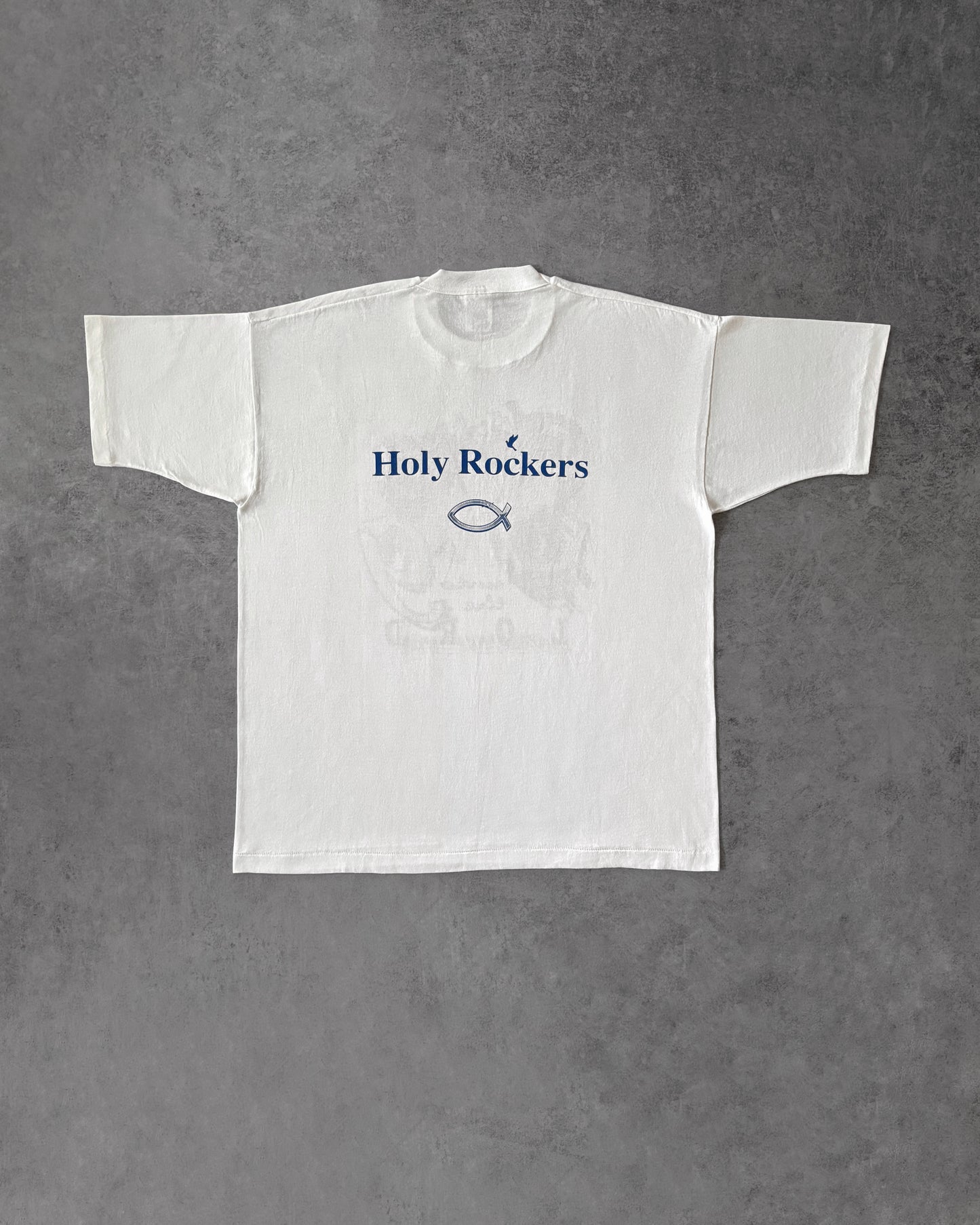 Vintage 1995 “Sing Unto the Lord Jesus” T-Shirt – Holy Rockers – Fruit of the Loom – Made in USA