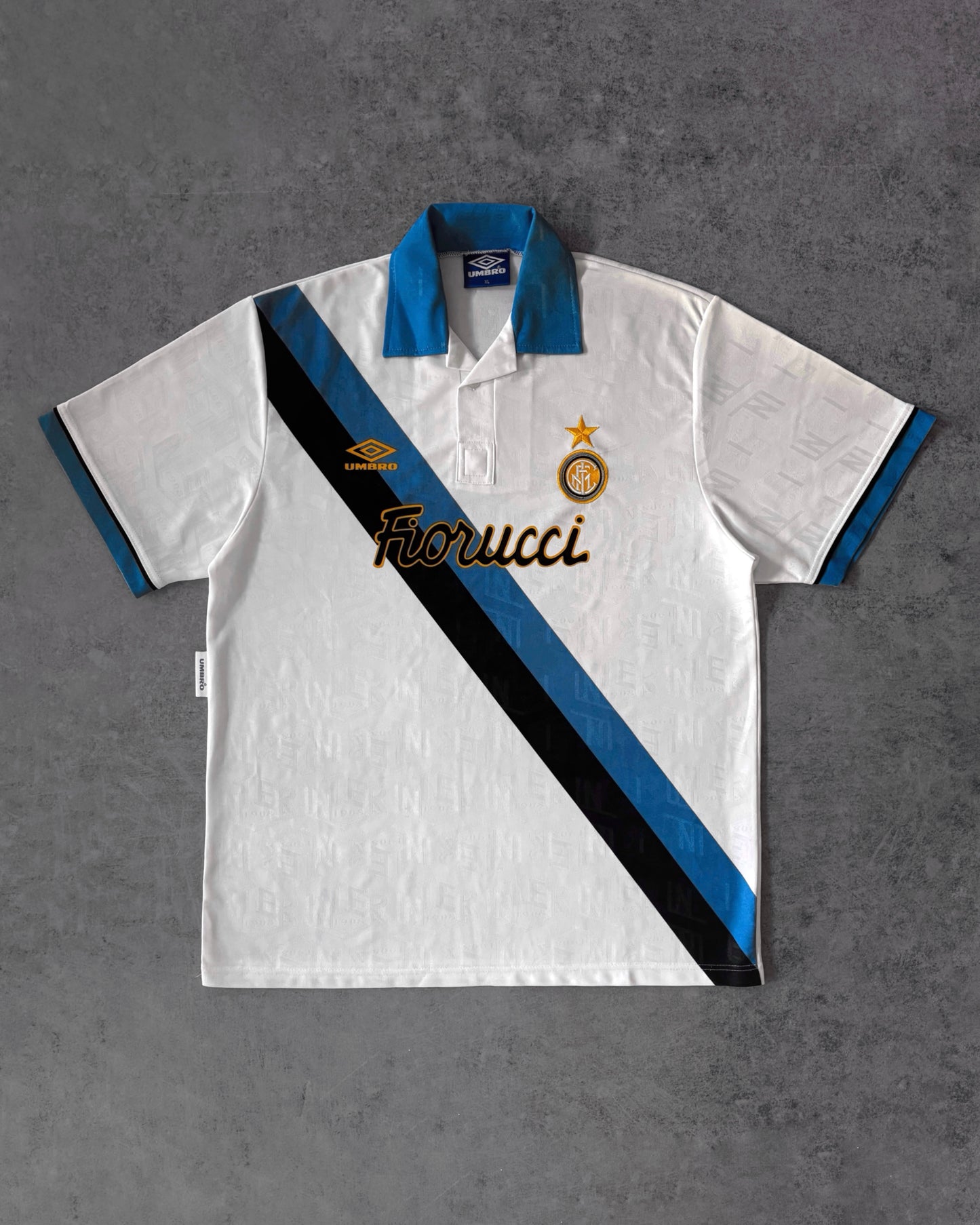 Inter Milan 1993–94 Away Shirt – Umbro Fiorucci – Original Made in England – Vintage Inter Jersey