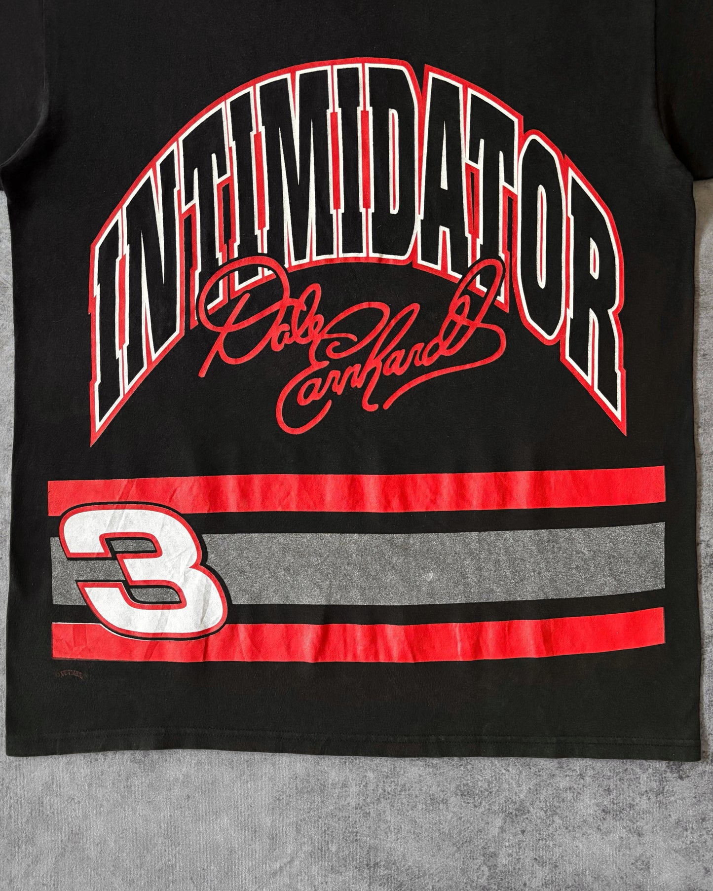 Vintage 1990s Nascar Dale Earnhardt Intimidator Number T-Shirt – Nutmeg Mills – Made in usa