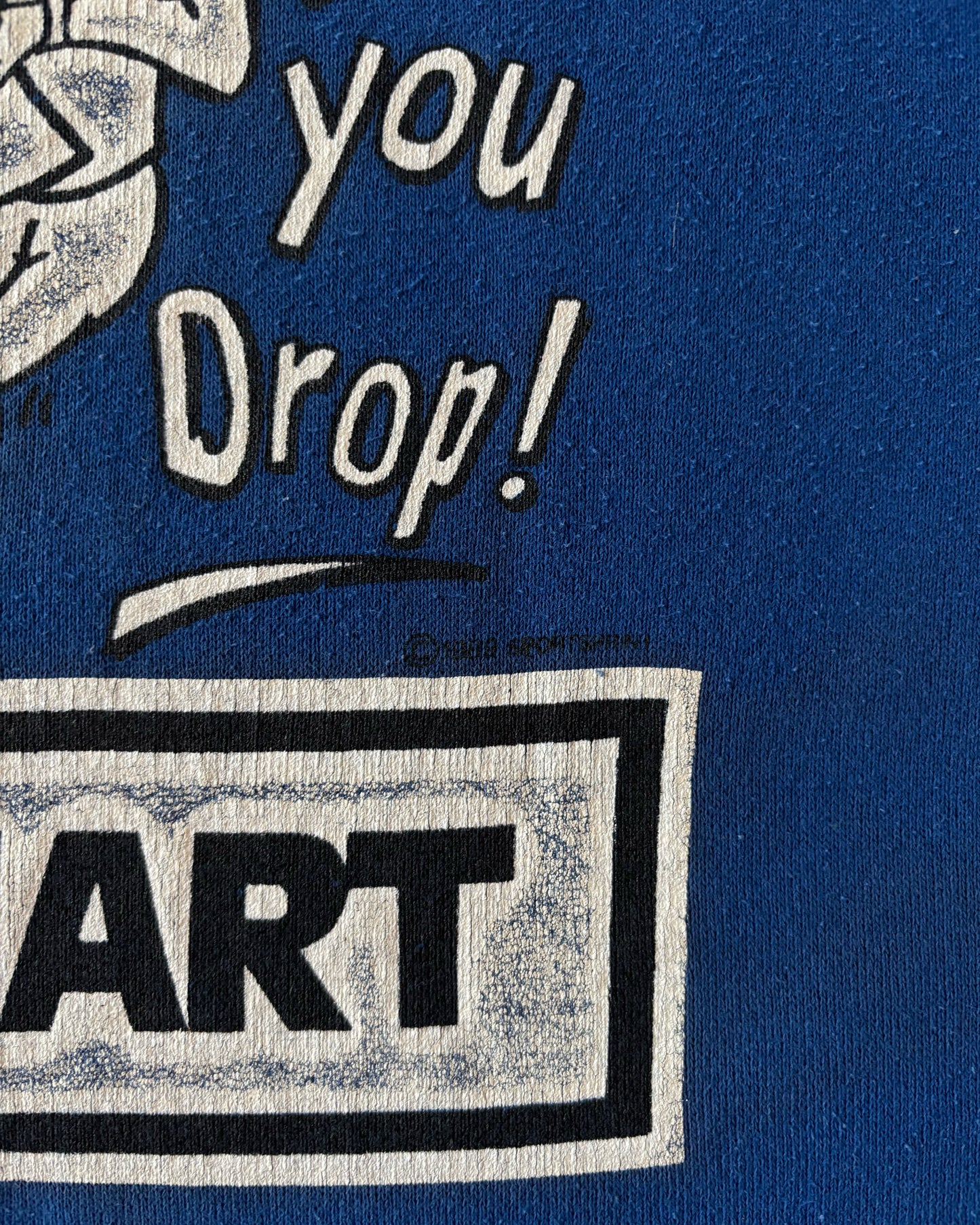 Vintage 1989 Wal-Mart Graphic Sweatshirt – Shop ’Til You Drop – Made in USA