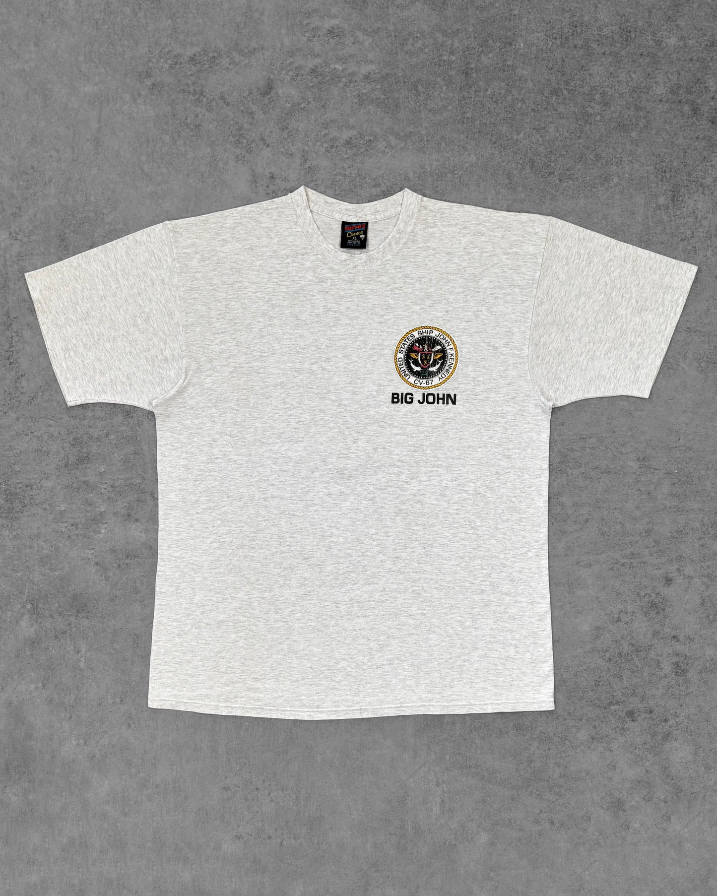 Vintage 1997 USS John F. Kennedy CV-67 Med Cruise T-Shirt – Soffe’s Choice – Made in USA