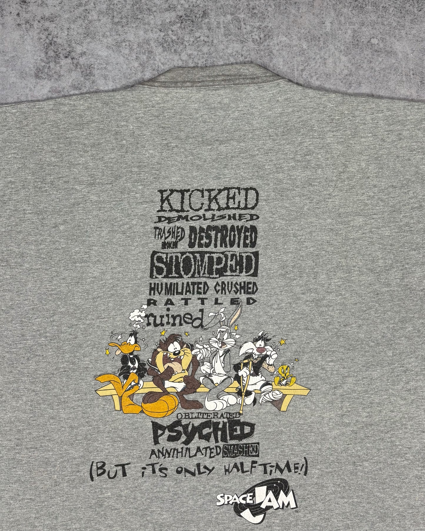 Vintage 1996 Space Jam Tune Squad All Over Print T-Shirt – Nutmeg Mills