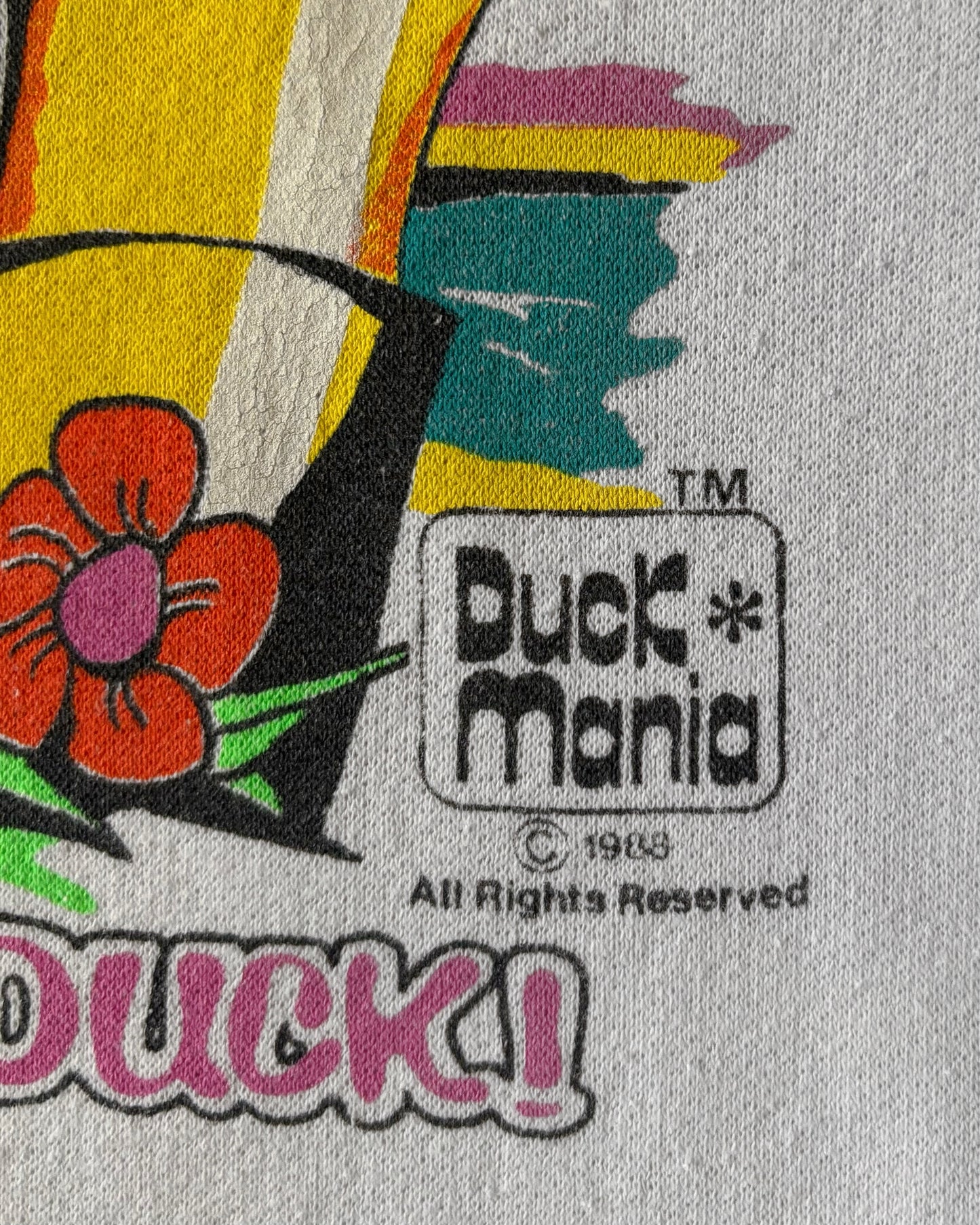 Vintage 1988 Duck Mania “Frankly My Dear, I don’t give a Duck” Crewneck - Made in USA