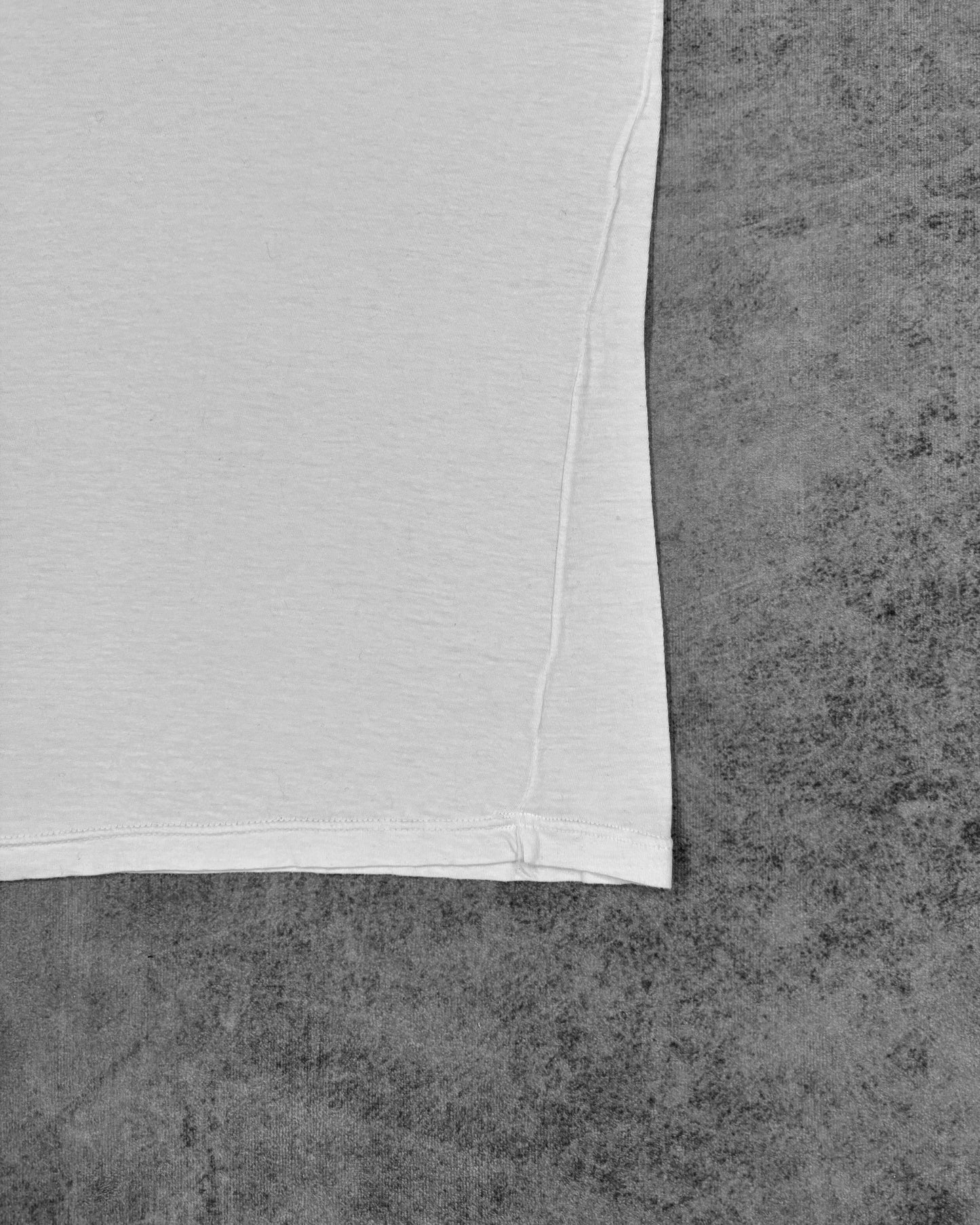 Vintage 1980s Henley Tee – Off White Cotton Base Layer T-Shirt