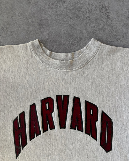 Vintage 1990s Harvard Champion Reverse Weave Crewneck – Made in USA