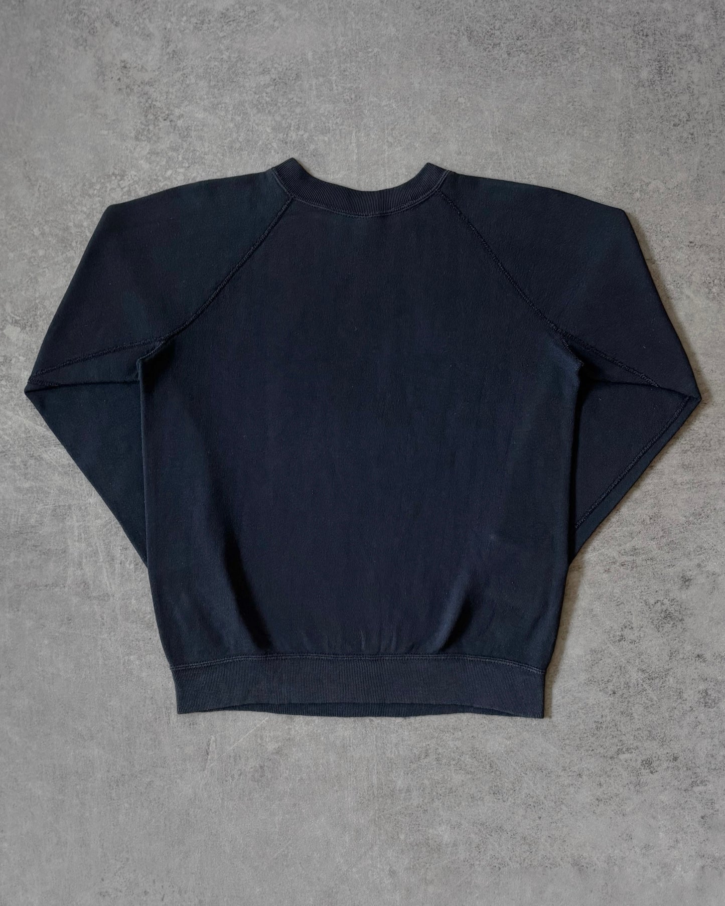 Vintage 1970s Wrangler Jeans Team Crewneck – Champion Blank – Flocked Print