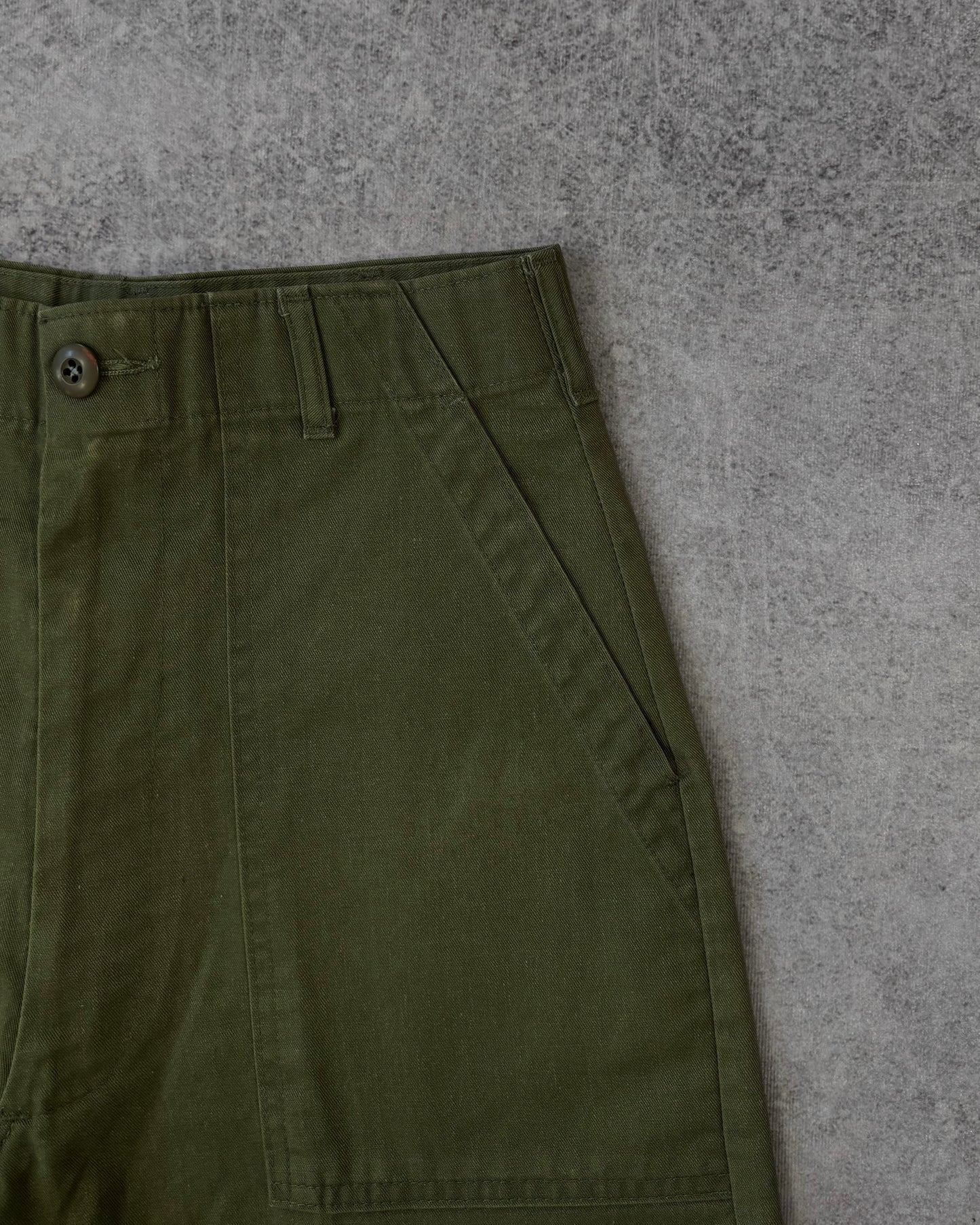 Vintage 1980s US Army OG-507 Fatigue Utility Trousers - Olive Green Military Pants