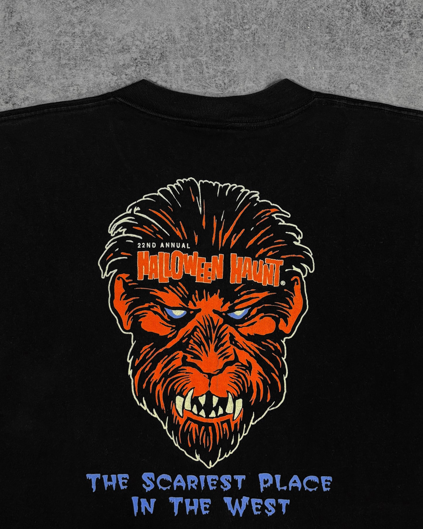 Vintage 1994 Knott’s Scary Farm Halloween Haunt Scream Team T-Shirt – Tultex - Made in USA