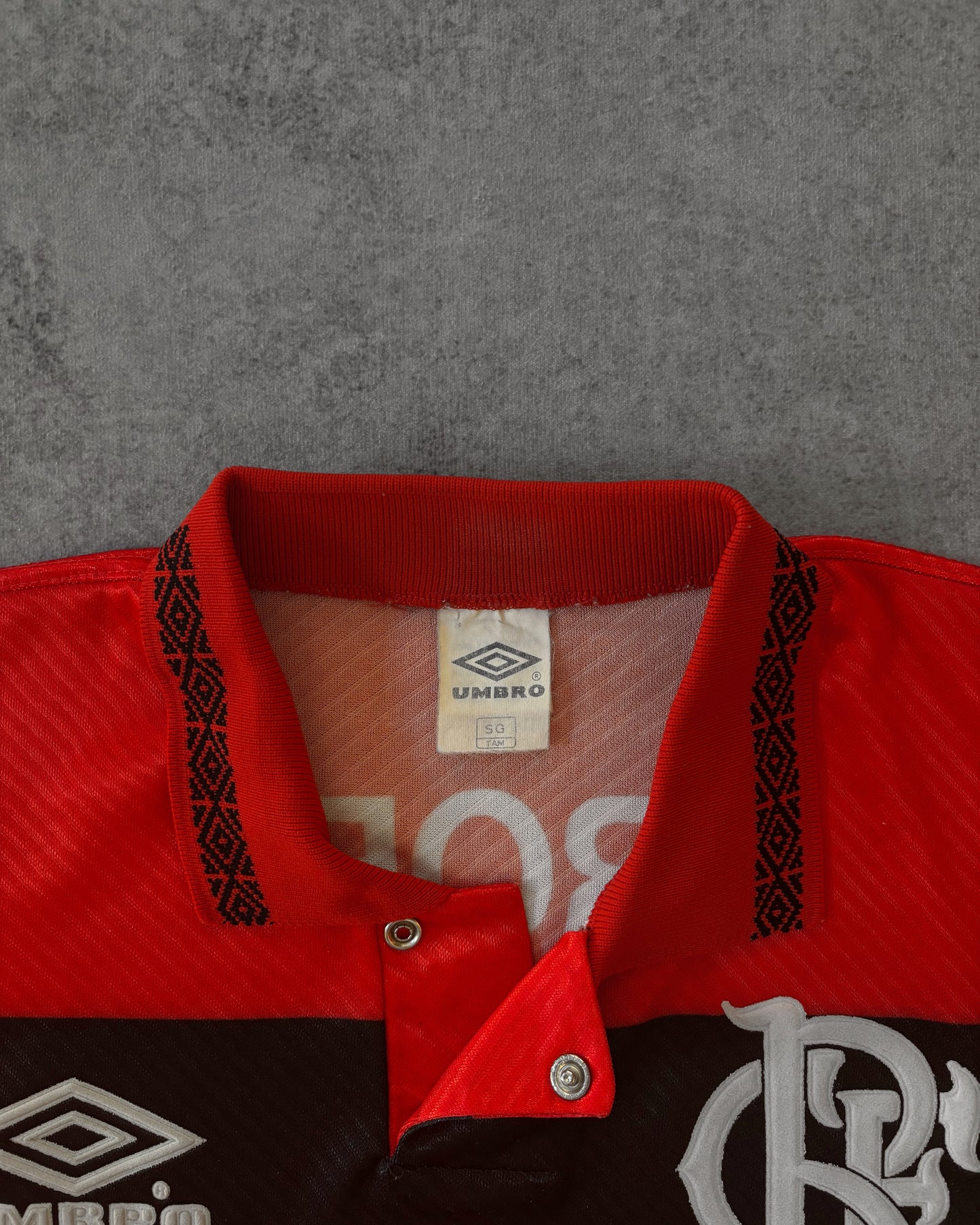 Flamengo 1994–95 Umbro Home Shirt – Lubrax – Nº7 Edmundo – Vintage Rubro-Negro