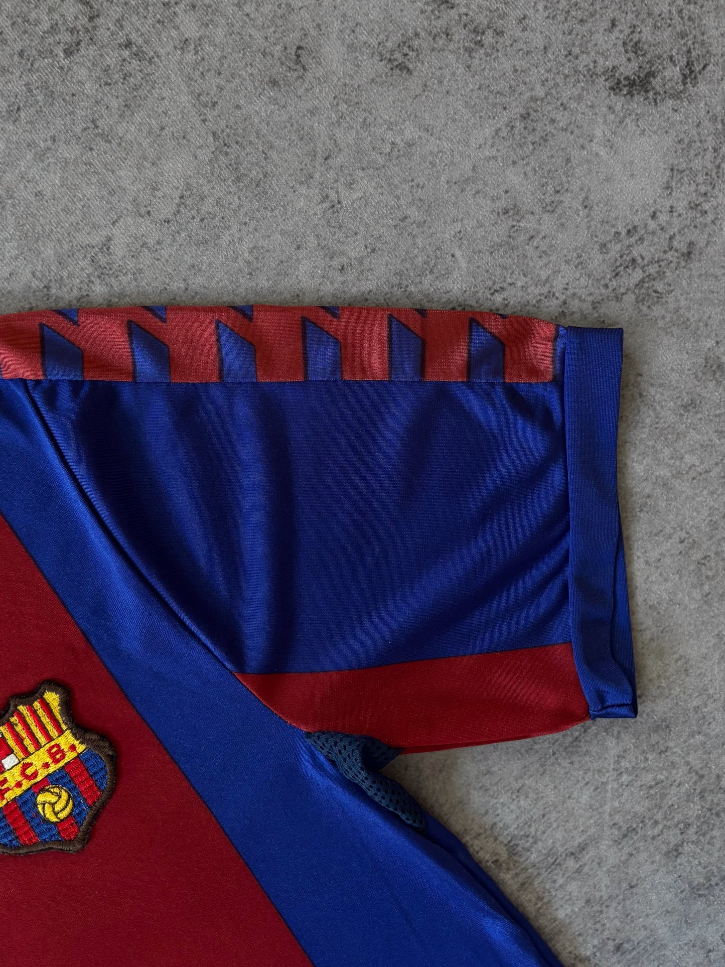 Vintage FC Barcelona Meyba Home Shirt 1980s – Original Barça Jersey – Blaugrana