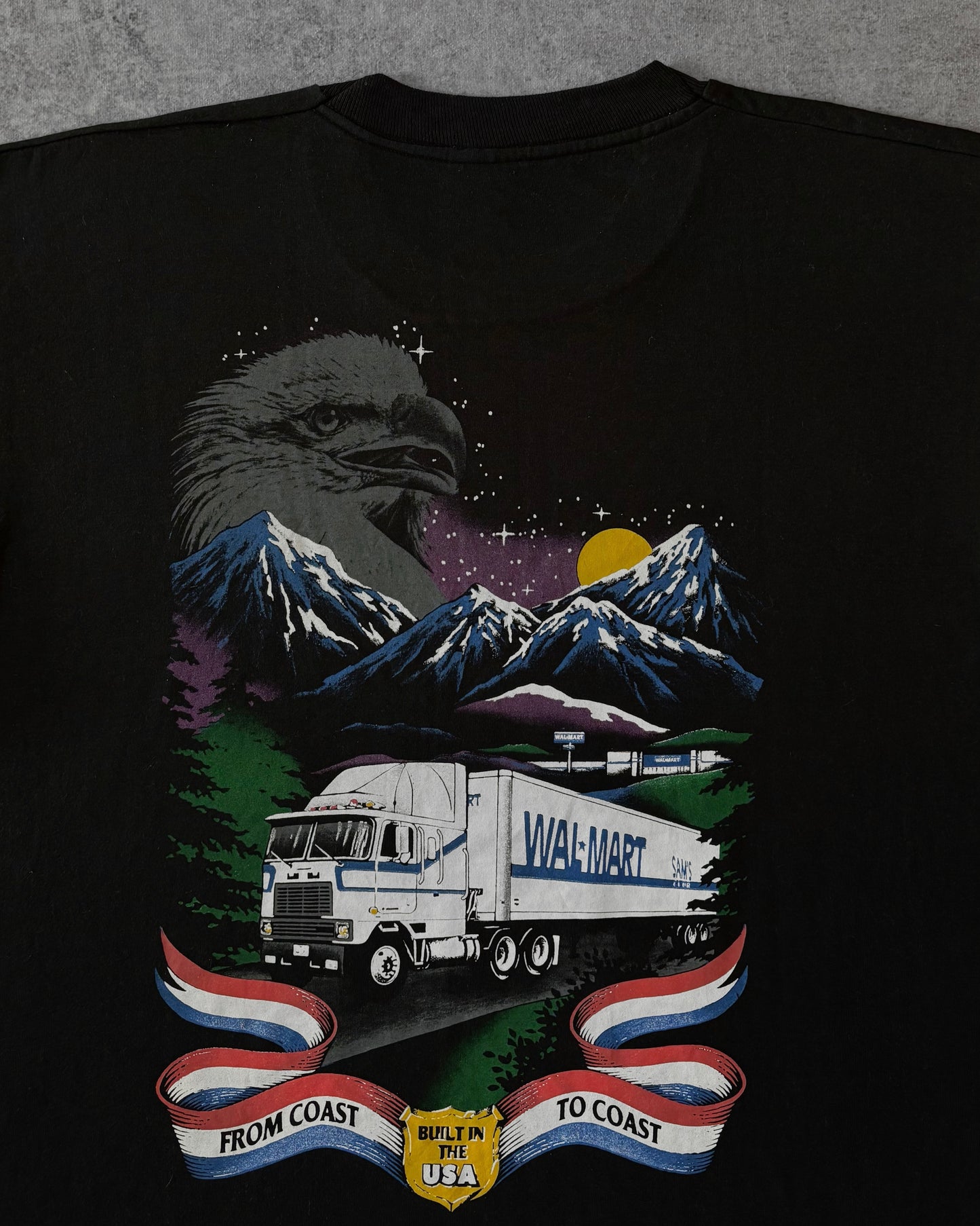 Vintage 1980s Walmart “From Coast to Coast” Truck T-Shirt – Screen Stars Best – Made in USA