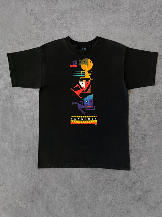 Vintage 1996 “I Survived” Examiner Bay to Breakers T-Shirt – Made in USA