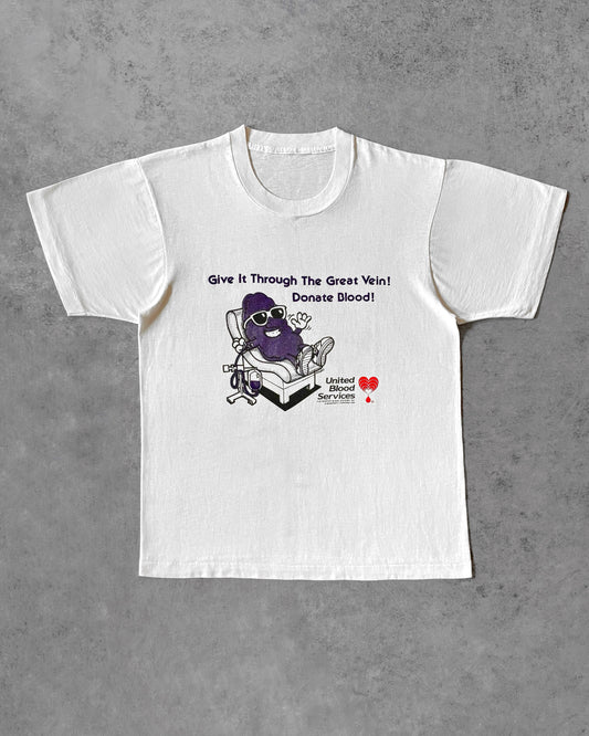 Vintage 90s Great Vein Grape Blood Donation Shirt – Parody Tee