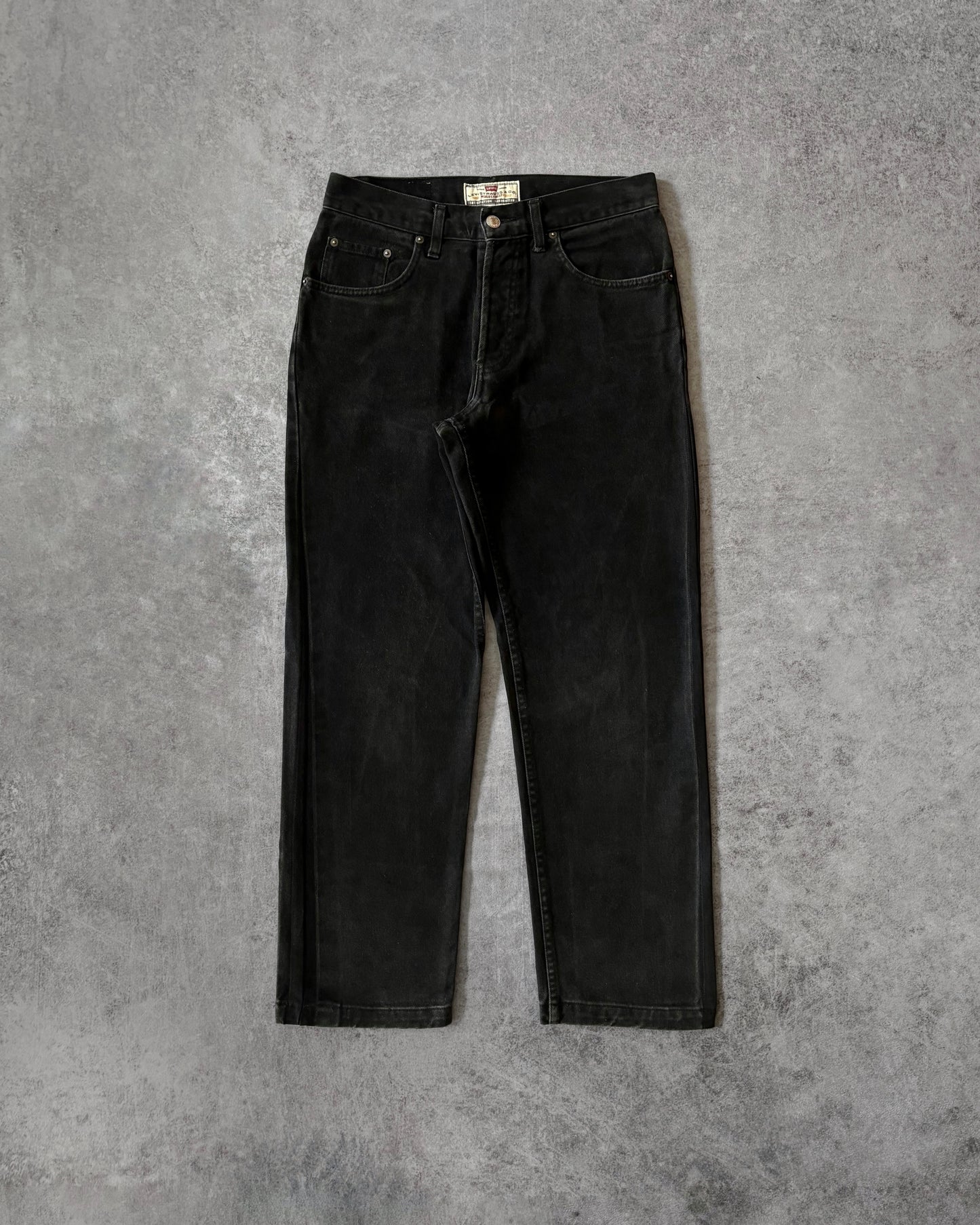 Vintage 1995 Levi’s 440 Black Jeans – Made in Italy – Button Fly