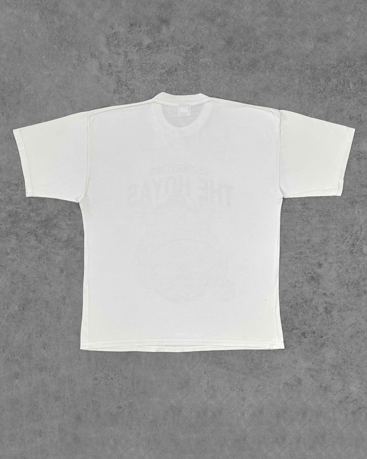 Vintage 1990s Nutmeg Mills Georgetown Hoyas Graphic T-Shirt - Made in USA - Single Stitch - NCAA Basketball