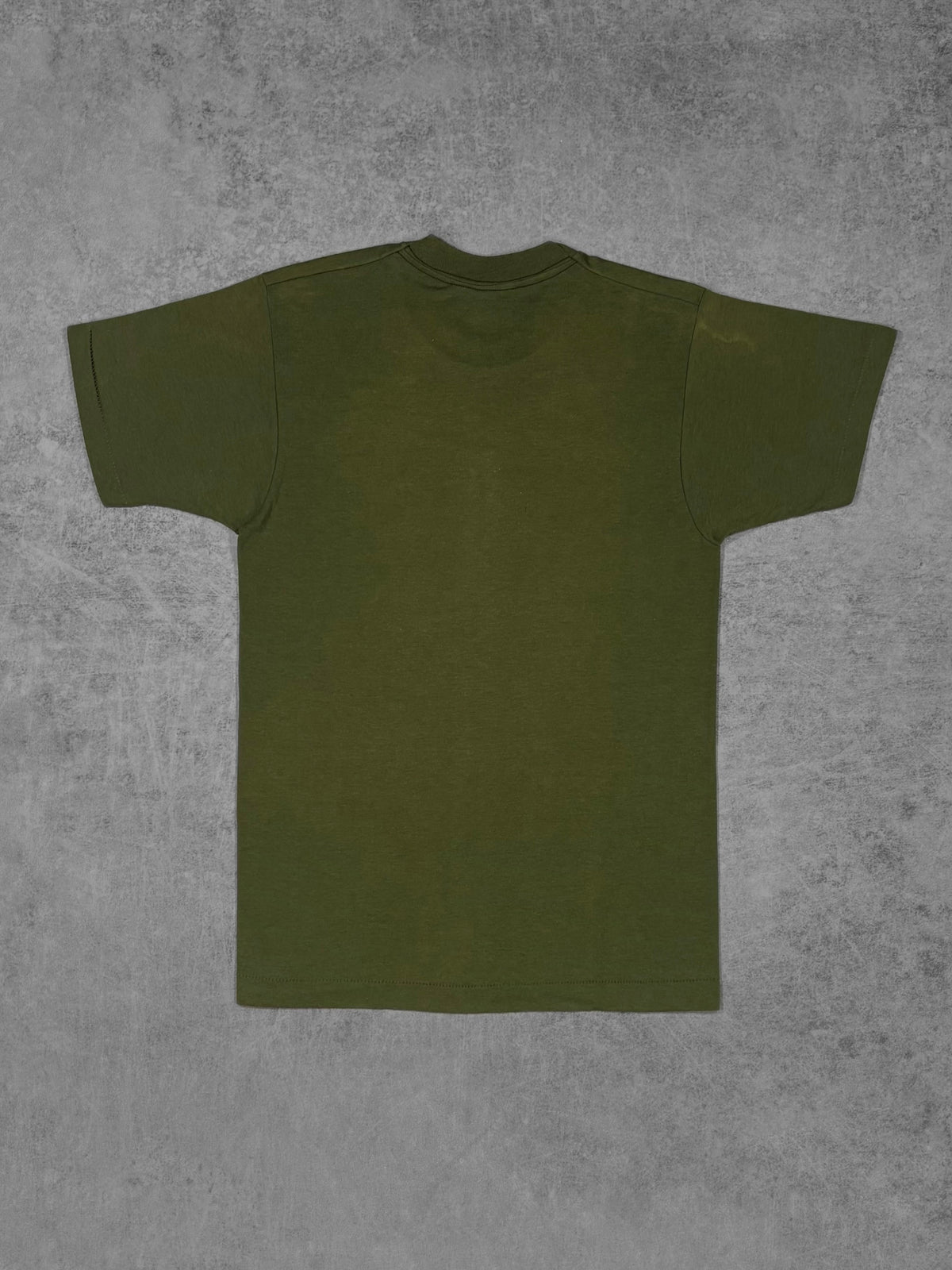 Vintage 1986 NAM Vietnam War "Ours Was A Noble Cause" t-shirt by JRS Enterprises – print detail close-up