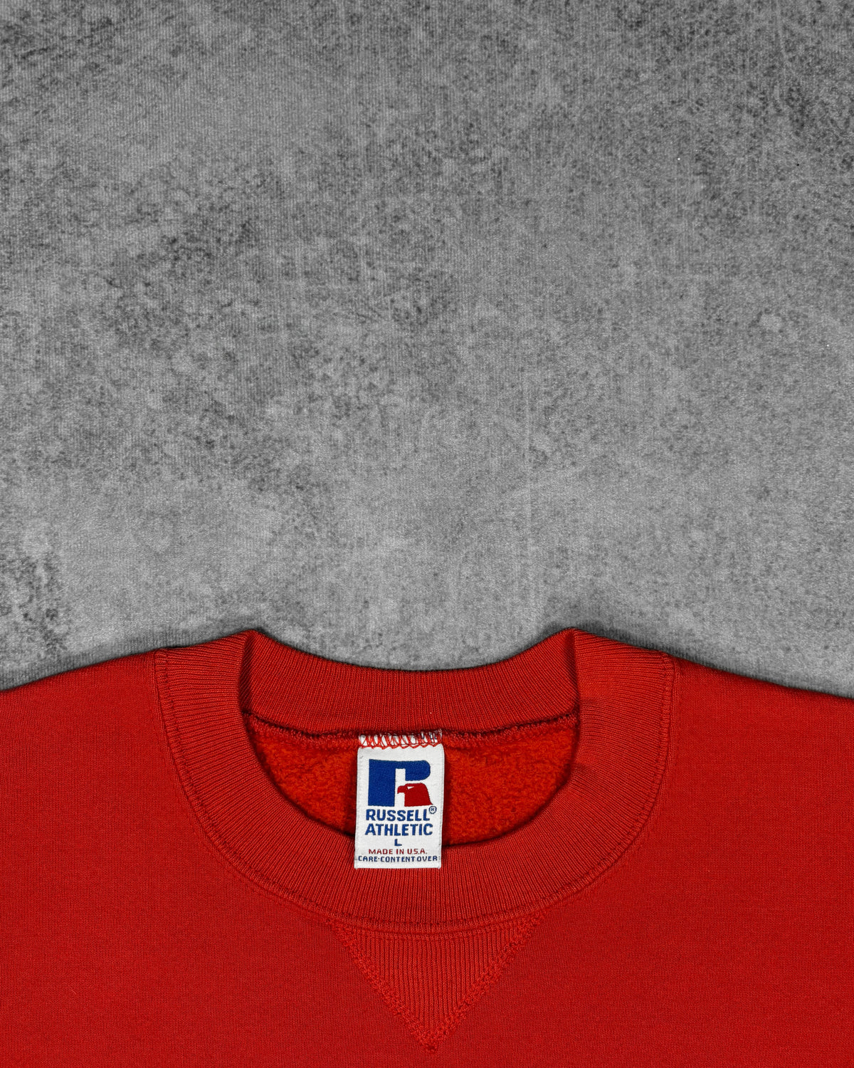 Vintage 1990s Russell Athletic sweatshirt – original Made in USA label detail