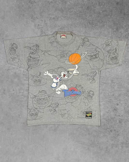 Vintage 1996 Space Jam Tune Squad All Over Print T-Shirt – Nutmeg Mills