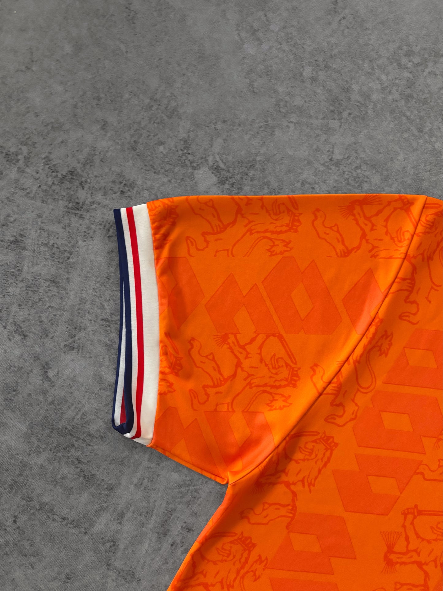 Vintage Netherlands 1993–95 Lotto KNVB Jersey – Orange Home Shirt – Made in Italy
