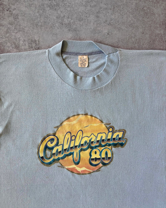 Vintage 1980 California T-Shirt – Sunset Graphic Tee – Made in USA