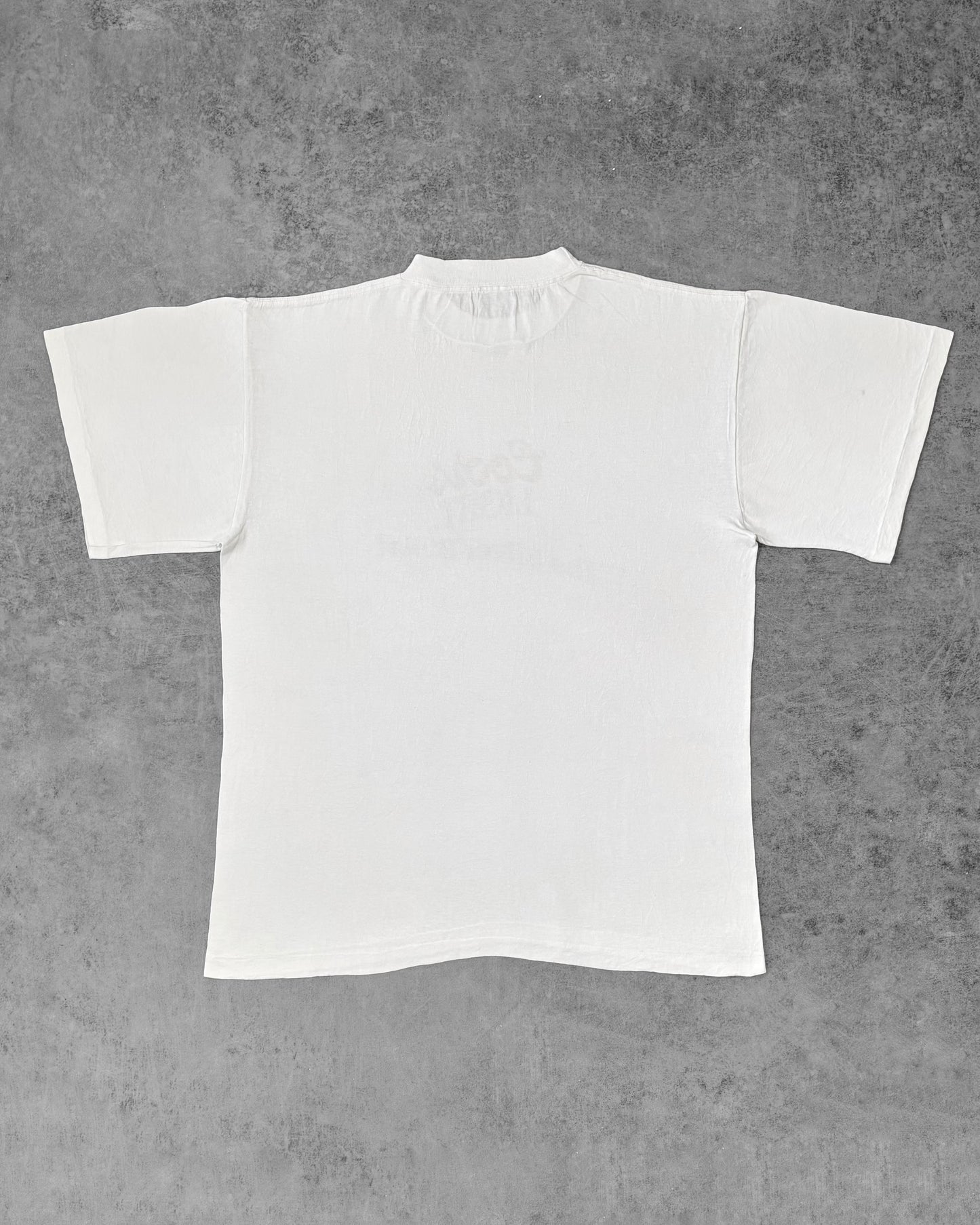 Vintage 1980s Coors Light “The Silver Bullet” Graphic T-Shirt – White Single Stitch Beer Promo Tee