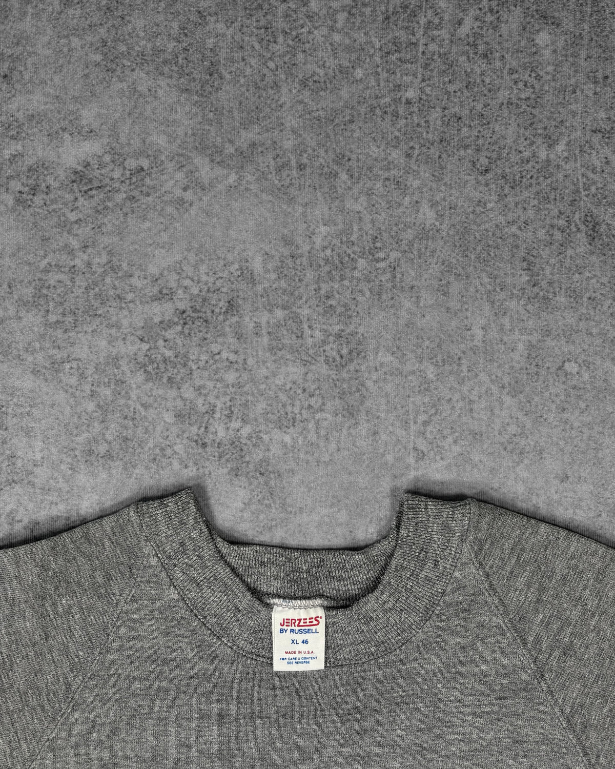 Vintage 1980s Jerzees by Russell Grey Blank Crewneck – Made in USA