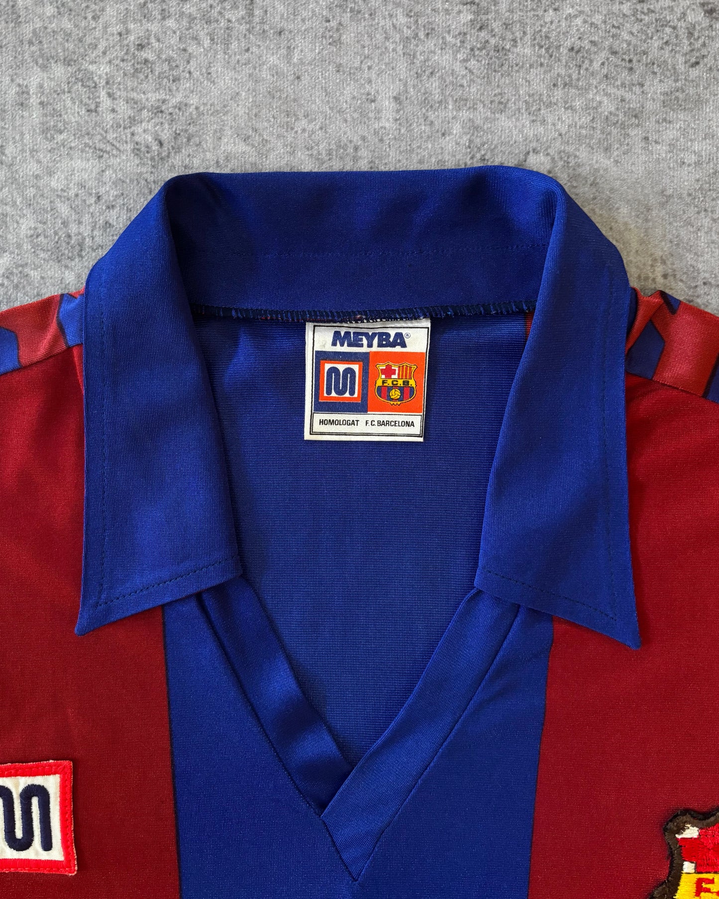 Vintage FC Barcelona Meyba Home Shirt 1980s – Original Barça Jersey – Blaugrana