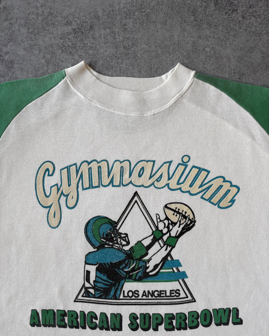 Vintage 1980s Gymnasium “American Superbowl” Sweatshirt – Los Angeles – Made in Italy