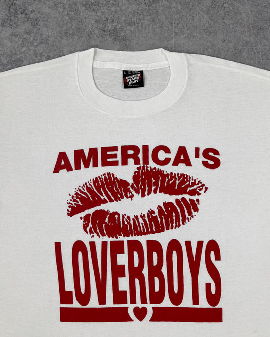 Vintage 1980s America’s Loverboys Graphic T-Shirt – Screen Stars Best USA – Single Stitch Tee