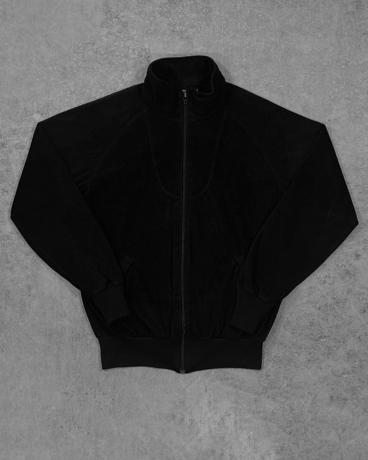Vintage Late 1970s Nike Sportswear Track Jacket Black – Made in USA Early Swoosh