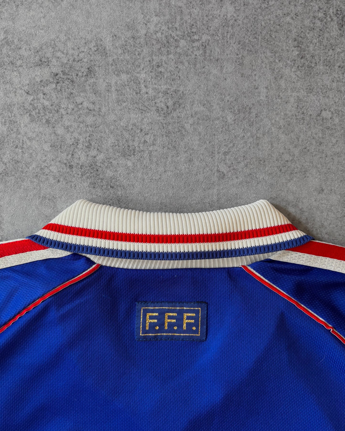 Vintage France 1998 - 2000 Adidas Home Jersey – FFF Blue Shirt – Zidane Era