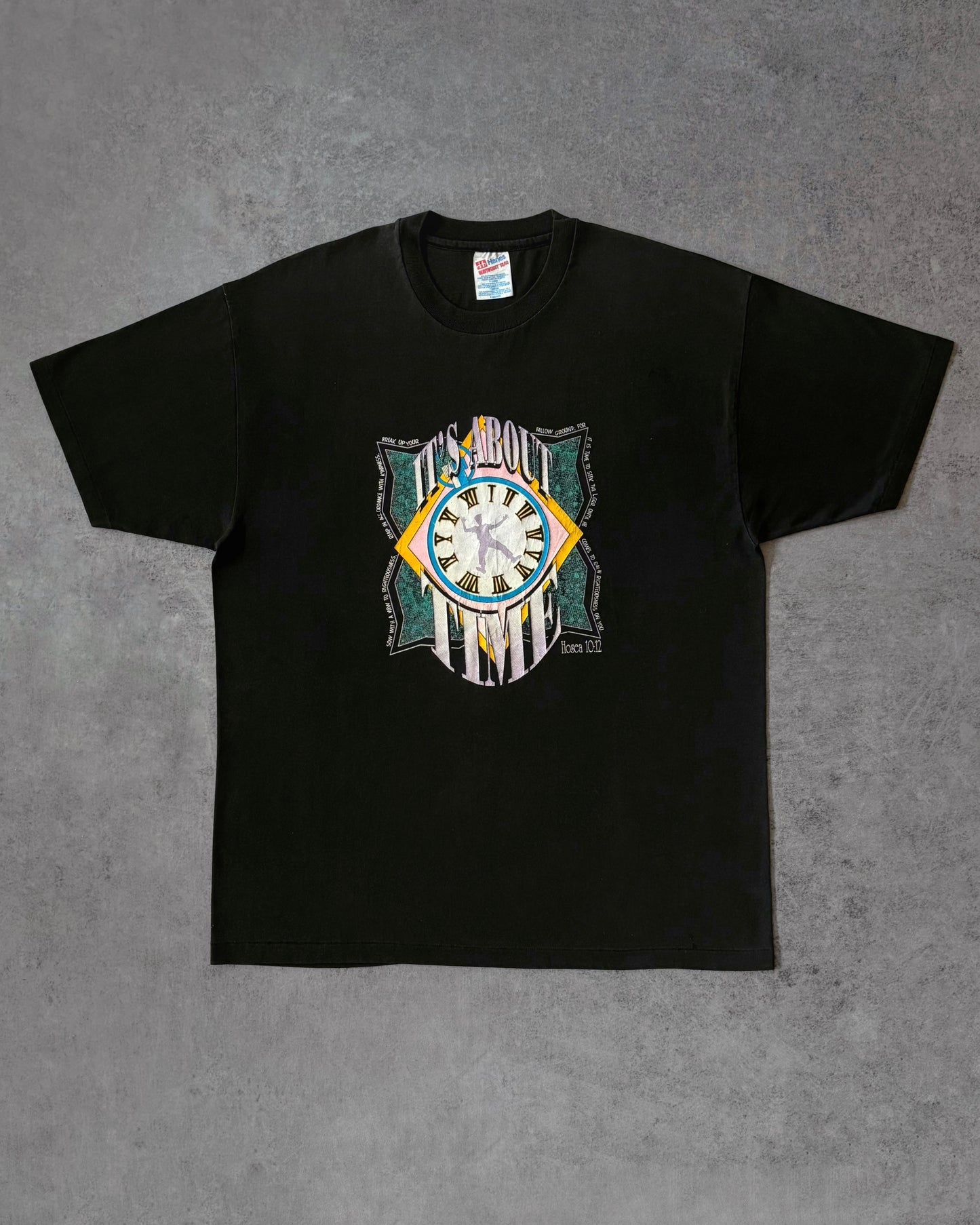 Vintage 1990s “It’s About Time” Christian T-Shirt – Made in USA