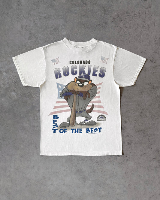 Vintage 1997 Colorado Rockies Taz Tee – Looney Tunes MLB Shirt – Made in USA