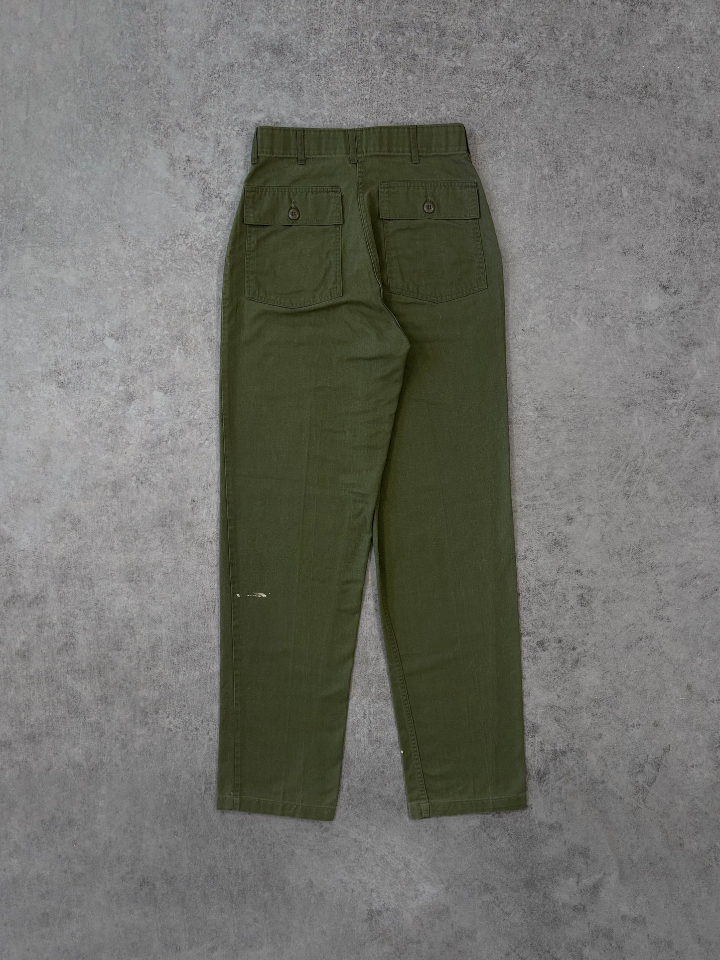 Vintage 1978 OG-507 US Military Fatigue Utility Pants - Scovill Zip - Made in USA