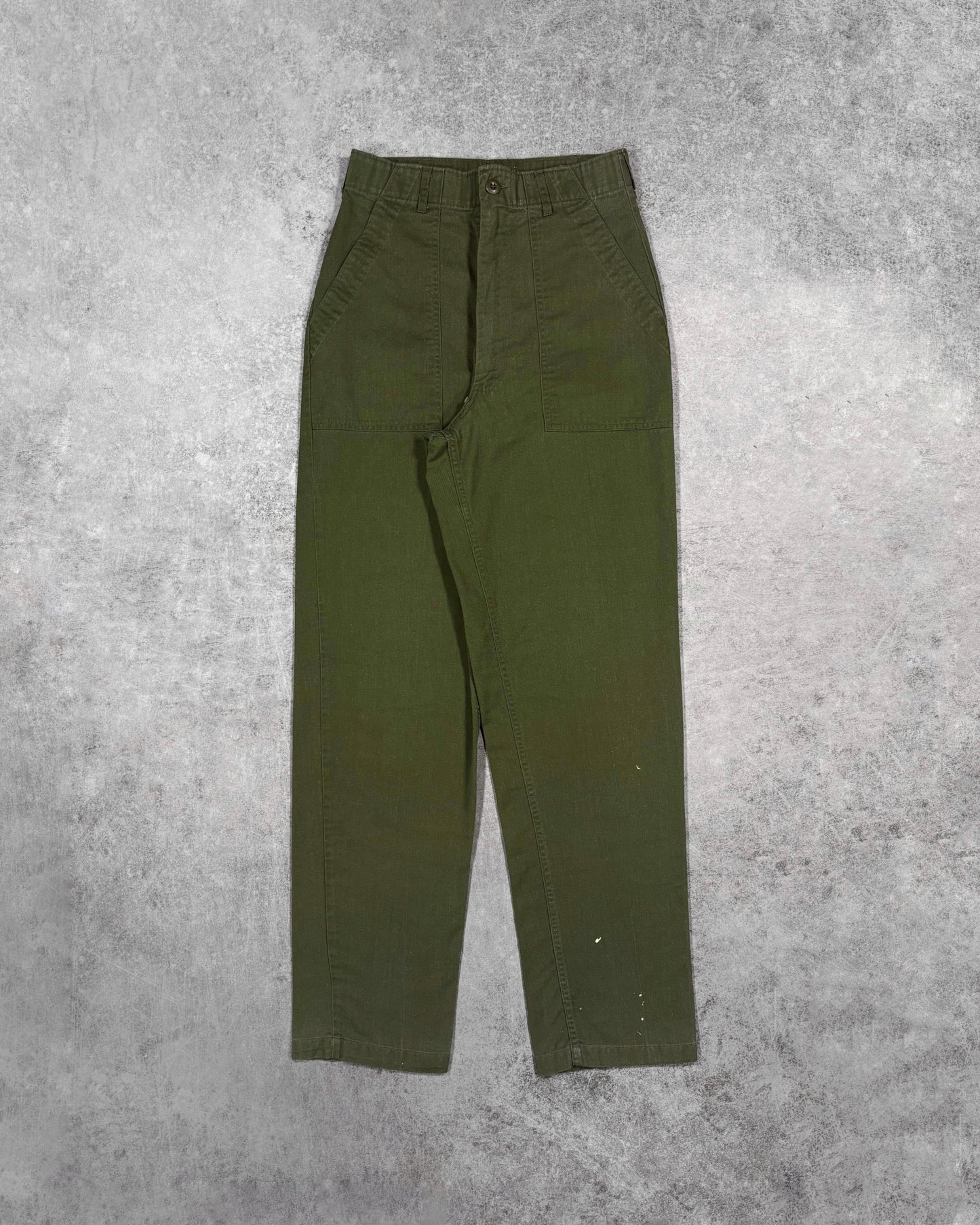 Vintage 1978 OG-507 US Military Fatigue Utility Pants - Scovill Zip - Made in USA
