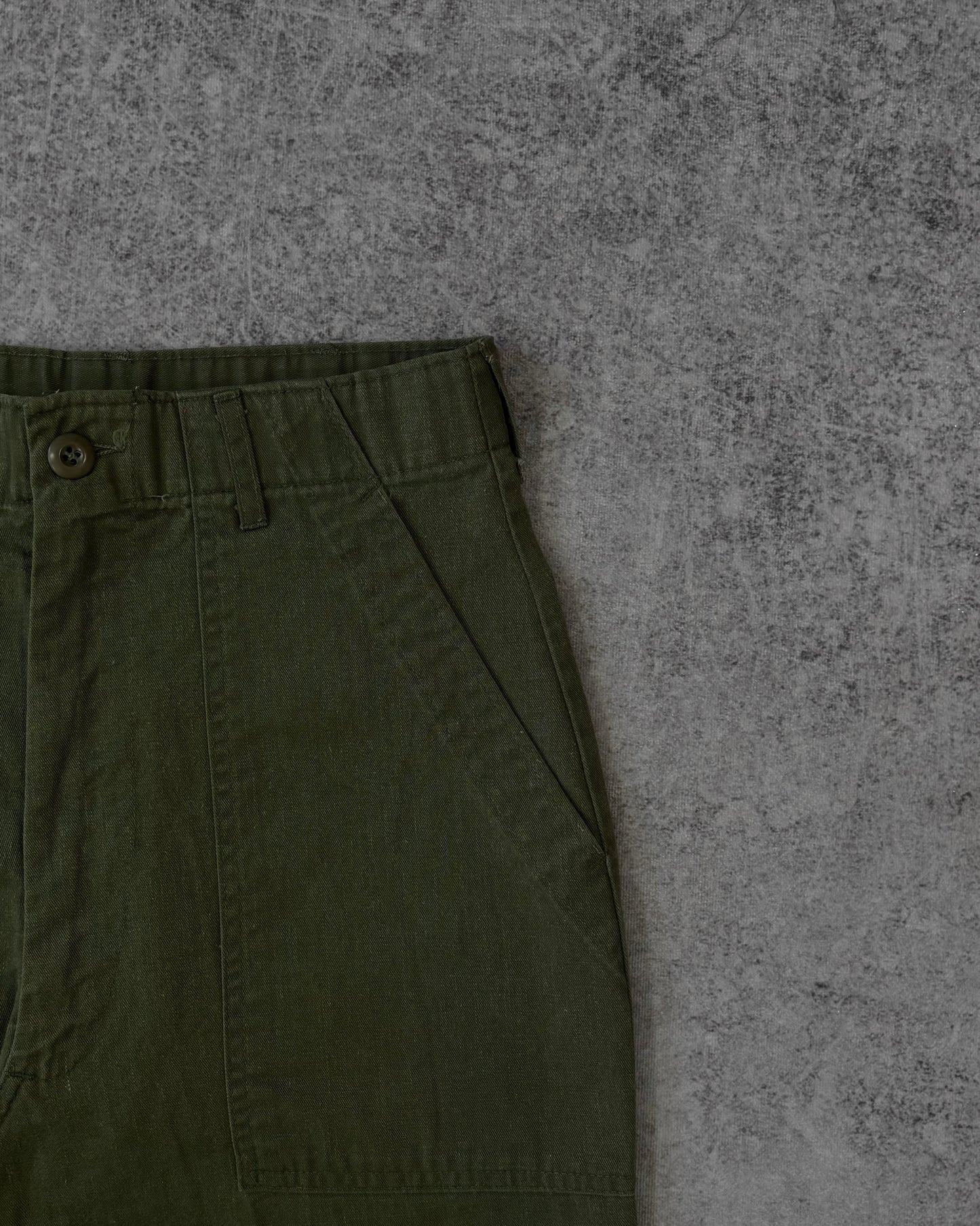 Vintage 1978 OG-507 US Military Fatigue Utility Pants - Scovill Zip - Made in USA