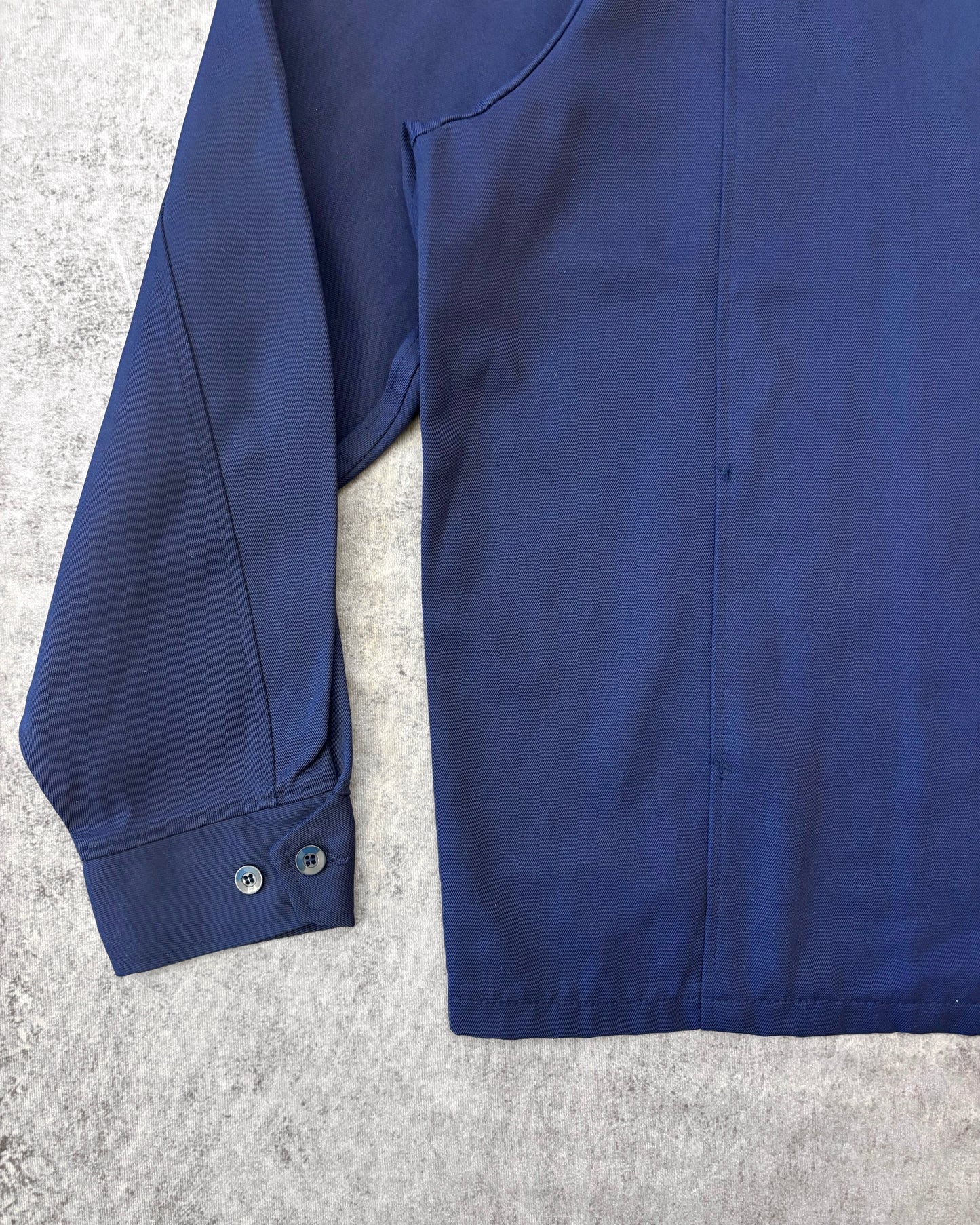 Vintage 80s Riverside Flexback Work Jacket – Navy – Made in USA