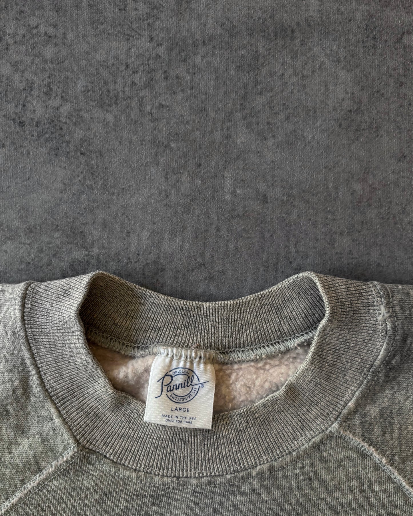 Vintage 1980s Pannill Heather Grey Raglan Sweatshirt – Made in USA