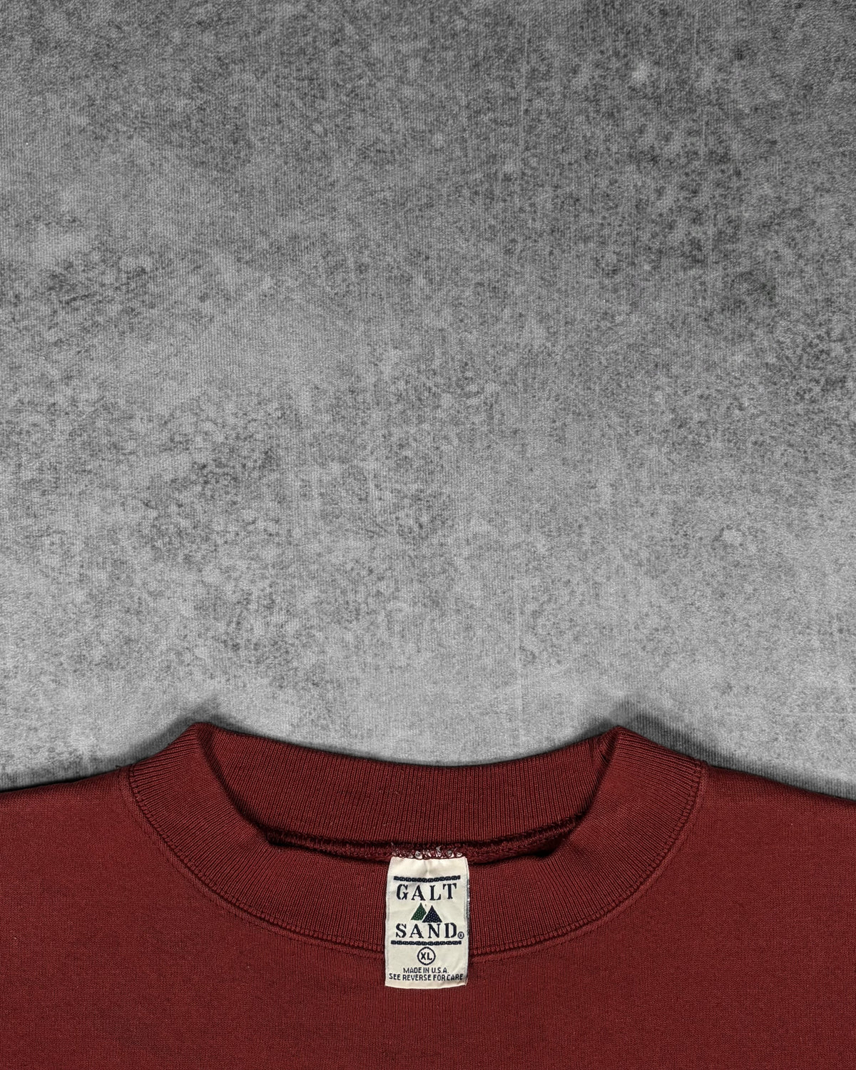 Vintage 1990s Boston College Galt Sand crewneck, label detail