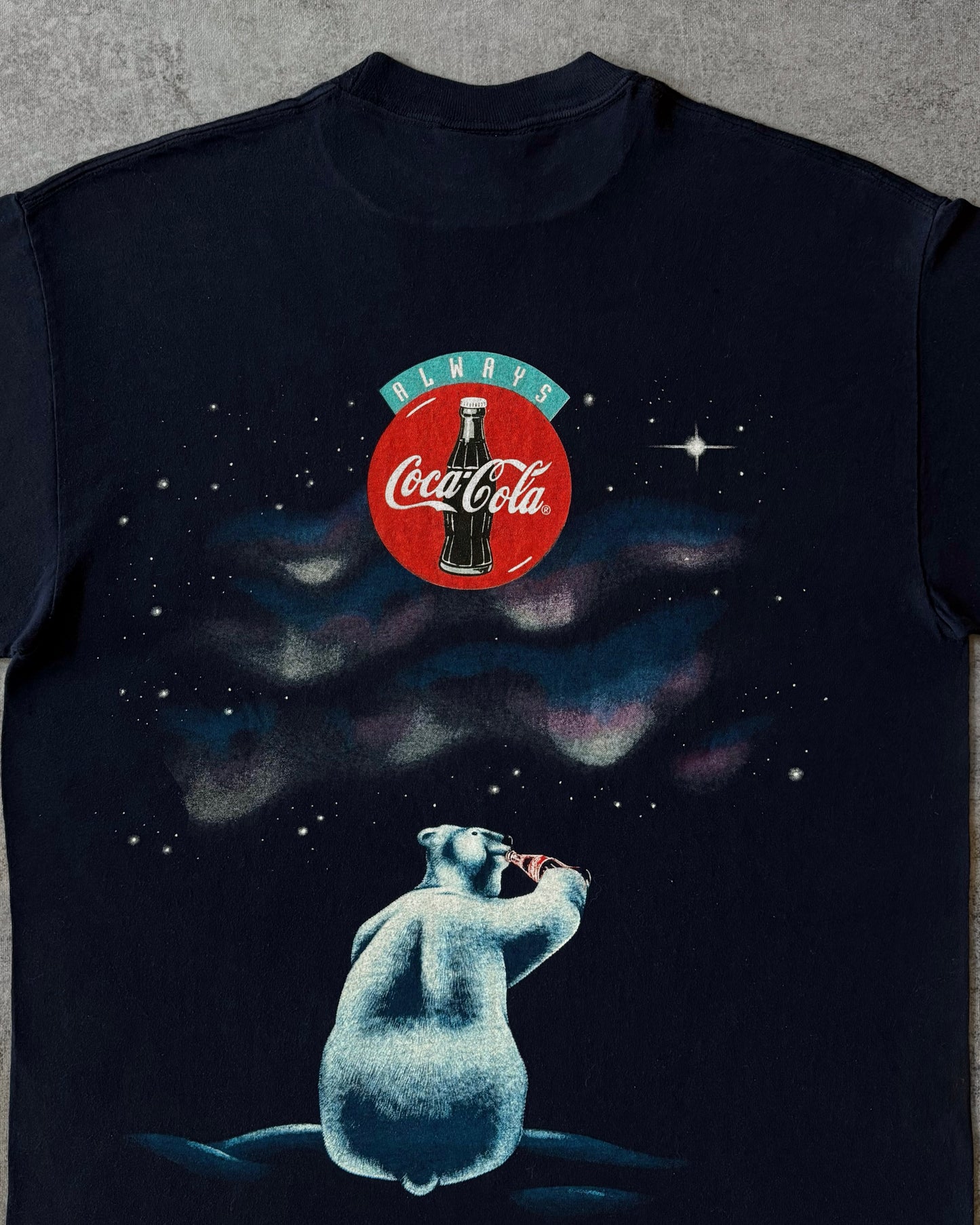 Vintage 1994 Coca-Cola Polar Bears T-Shirt – Christmas Coke Graphic Tee – Made in USA